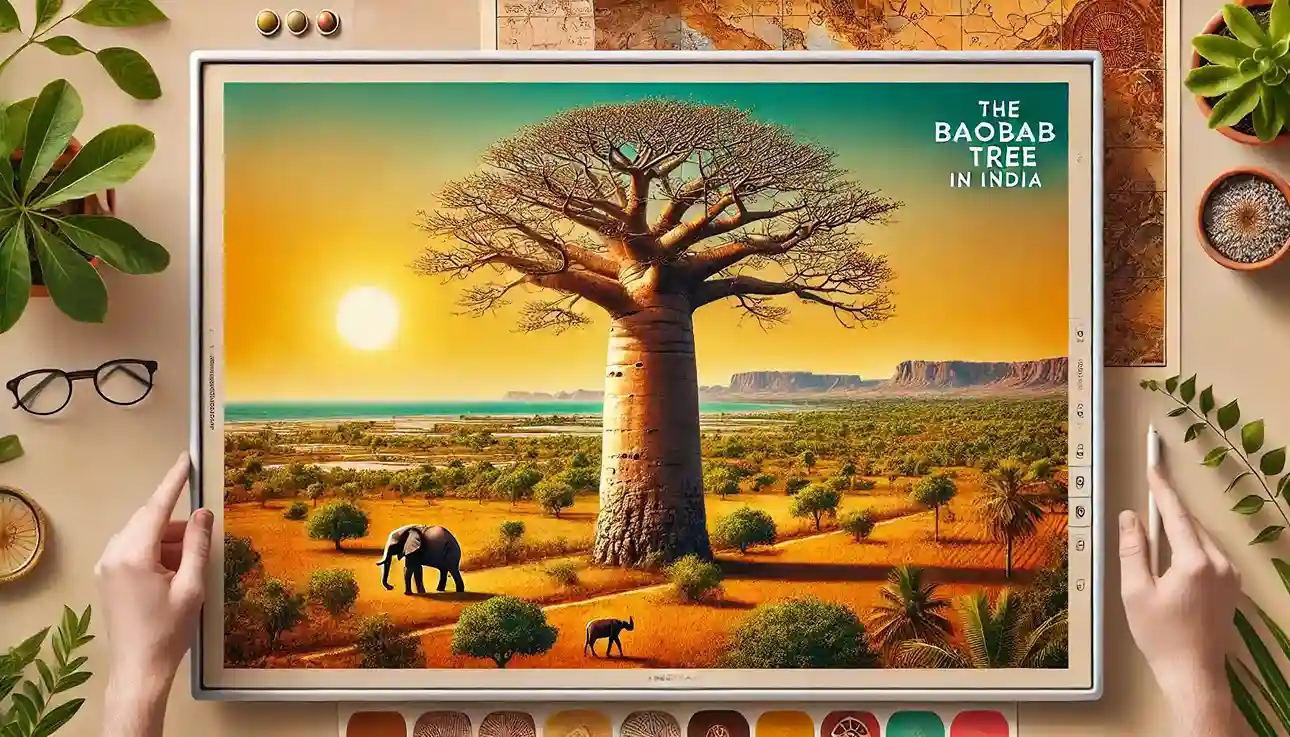 Baobab tree in India - Reality by WonderAce