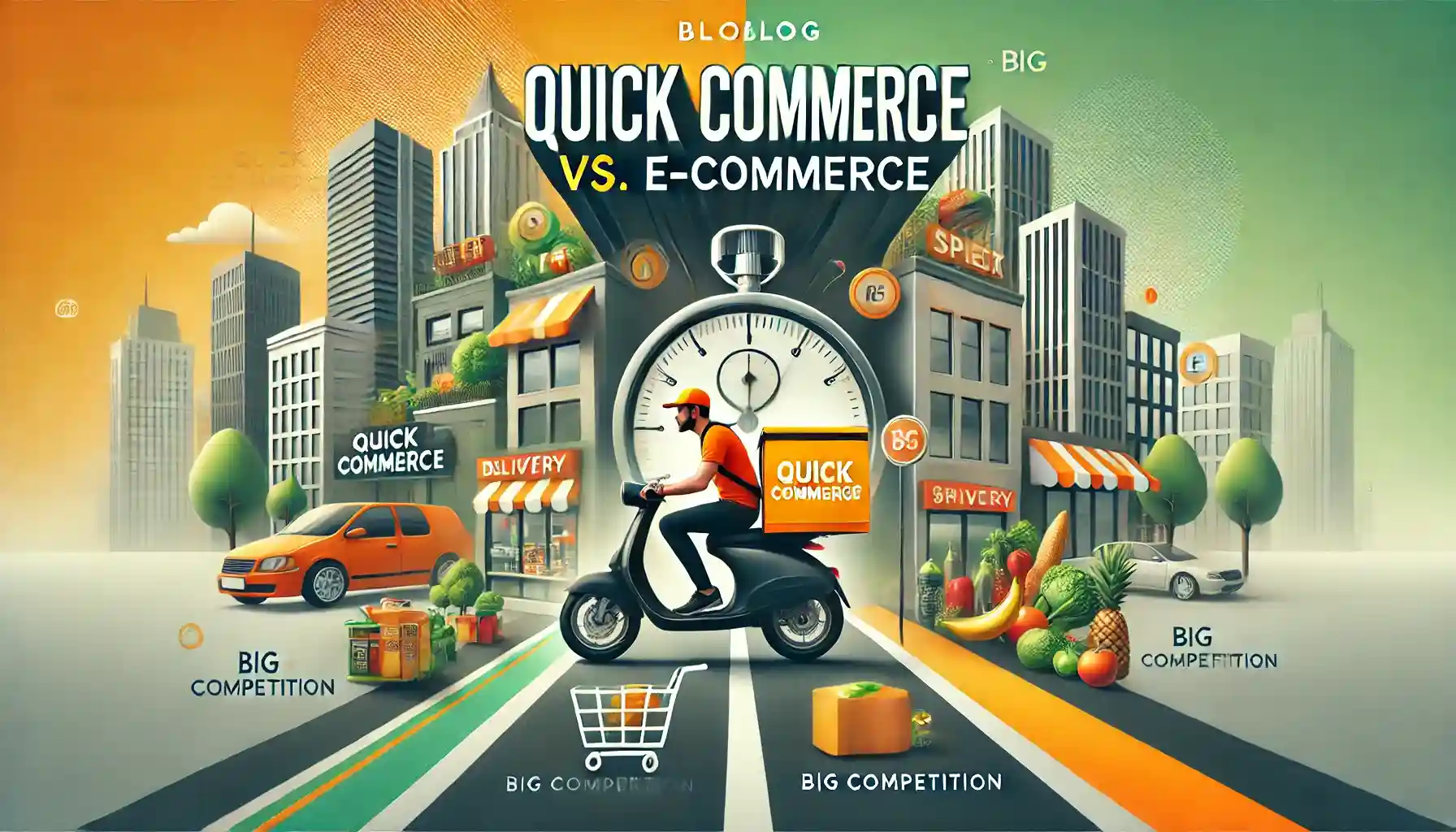 Quick Commerce vs E-commerce - What will be the Future?